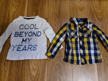 Koszula+bluzeczka r.18-24 miesięcy F&F