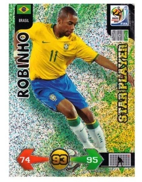 PANINI WORLD CUP 2010 AFRICA ROBINHO BRAZYLIA