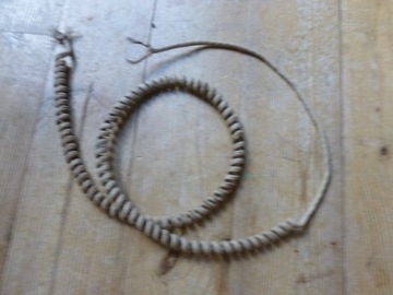 Stary  kabel w oplocie tekstylnym 2x 0,75 