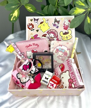 Zestaw prezentowy box dla fanki hello kitty sanrio