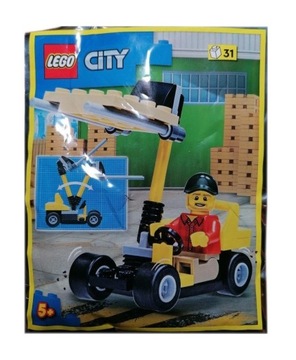 LEGO City Minifigure Polybag - Forklift Driver with Forklift Truck #952212