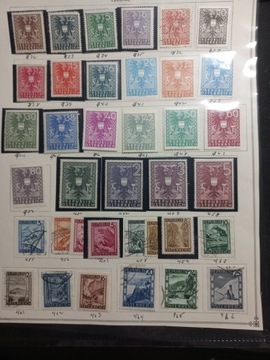 Austria 1945-46 Rząd Renner'a znaczki pocztowe 