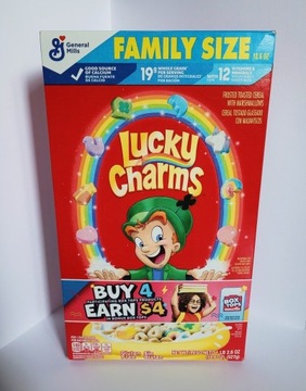 Lucky Charms Family Size 527g(uszkodzony kartonik)