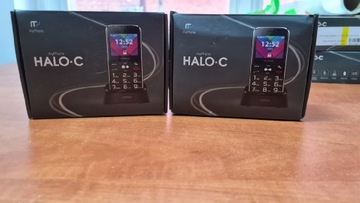 TELEFONY KOMÓRKOWE 2SZT DLA SENIORA MYPHONE HALO-C