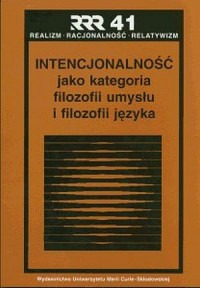 Intencjonalność jako kategoria filozofii umysłu...