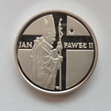 10000zł 1989r,  Jan Paweł - Pontyfikat, Mennicza