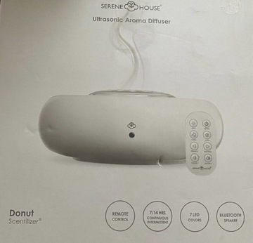 Ultradźwiękowy dyfuzor zapachowy Donut III White