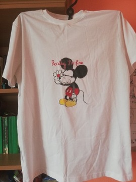 Koszulka ręcznie malowana rozmiar L myszka miki :D