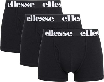 Ellesse męskie bokserki czarne, L, op. 3 szt #8600