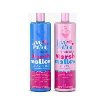 Love Potion Marshmallow keratyna i szampon 2 x 1 L