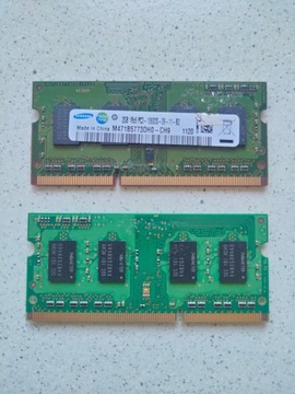 SAMSUNG SODIMM 4GB DDR3 1333 M471B5773DH0-CH 2x2GB