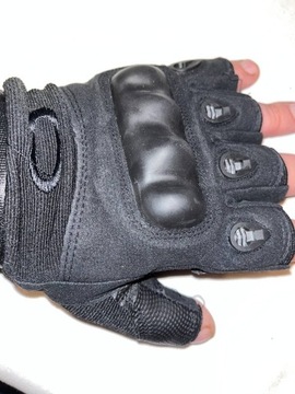Rękawiczki Czarne L,XL,M taktyczne bojowe survival