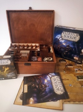 Eldritch Horror PL + Rozszerzenie + Skrzynia.