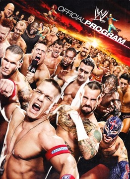 WWE Offical Program Wrestle Mania 28 Miami  
