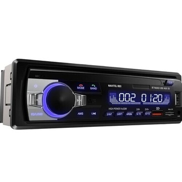 RADIO SAMOCHODOWE Bluetooth MP3 Pilot RGB SD 1 DIN