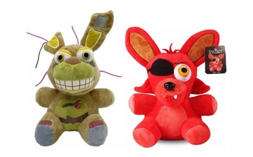 2 Maskotki FNAF Springtrap i Foxy DOSTAWA z POLSKI