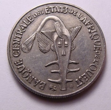 Afryka Zachodnia 50 franków 1975 r.