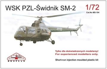 WSK PZL-ŚWIDNIK SM-2 1963 - BROPLAN 1/72 WTRYSKI 