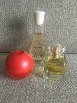 3 szt. wody perfumowane avon flame today lovely