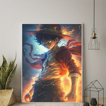 CIEKAWY PLAKAT ANIME 2 jakość:CANVA,GICLEE