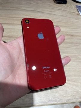 Obudowa korpus iPhone Xr - czerwona