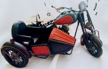 Motocykl metalowy miniaturka