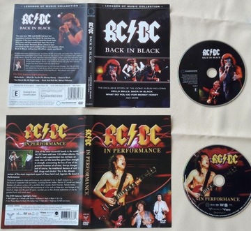 ACDC 2DVD: BACK IN BLACK, PERFORMANCE. Dokument.