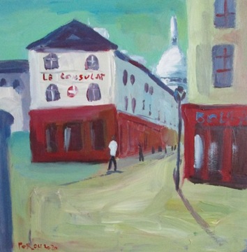 Le Consulat, 25,5x21. Montmartre, Paryż