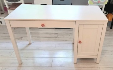 Biuro HEMNES 120x60 białe