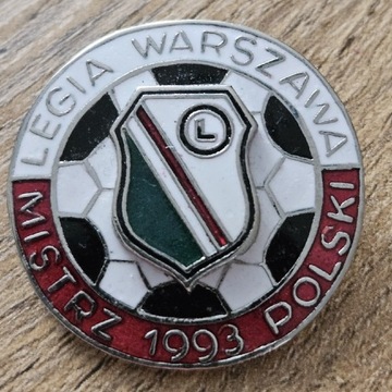 Legia Warszawa Mistrz 1993 !