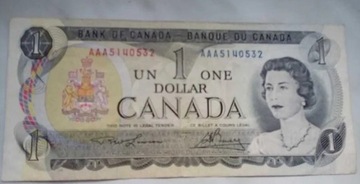 1 DOLLAR CANADA z 1973 roku