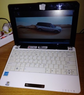 Biały Laptop netbook Asus eee PC 1005P; 1GB Ram