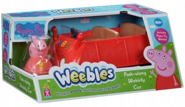 Świnka Peppa Weebles. Auto Świnki Peppy z figurką