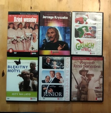 Filmy DVD Zestaw