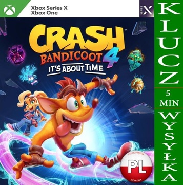 Crash Bandicoot 4 Najwyższy Czas Xbox Series Klucz