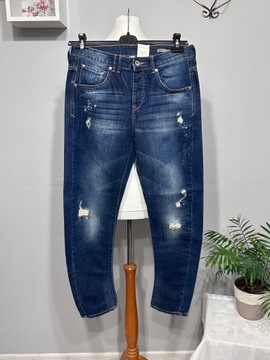 Nowe jeansy boyfrend z przetarciami roz. 36 Mango