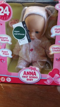 Lalka Anna First Words Baby