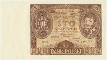 100 złotych 1934 - Ser. C.K