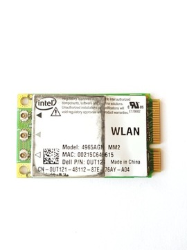 Karta Intel PRO/Wireless 4965AGN 5 Ghz a/b/g DELL
