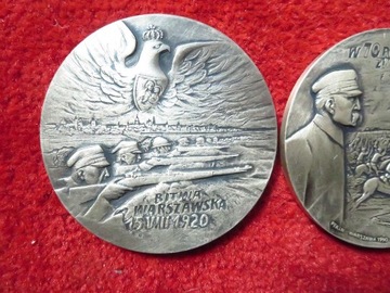 Bitwa Warszawska medal posr. 