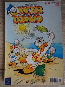 DISNEY__ KOMIKS KACZOR DONALD__ nr  40/1998