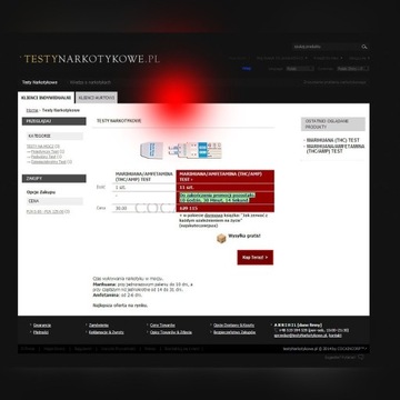 TESTY NARKOTYKOWE SPRZEDAM BIZNES INTERNETOWY