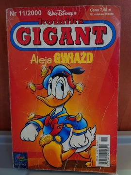 KOMIKS GIGANT NR 11/2000 ALEJA GWIAZD