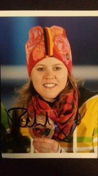 Viktoria Rebensburg-autograf!MEDALISTA OLIMPIJSKI 