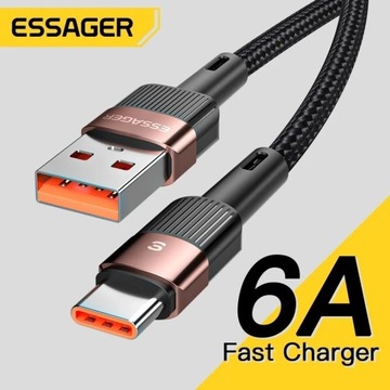 Kabel USB - USB typ C Essager 2m