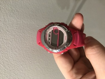 Różowy zegarek dziewczęcy Marathon