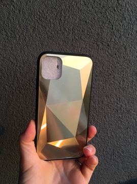 NOWE Złote diamentowe etui IPhone 11