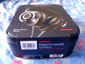 AudioQuest NightHawk Carbon słuchawki super stan