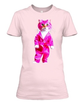 T-shirt Koszulka Glamour Kot XS-L Jakość PREMIUM 