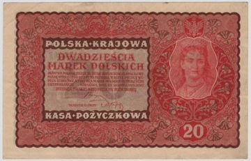 20 złotych 1919 II serja R